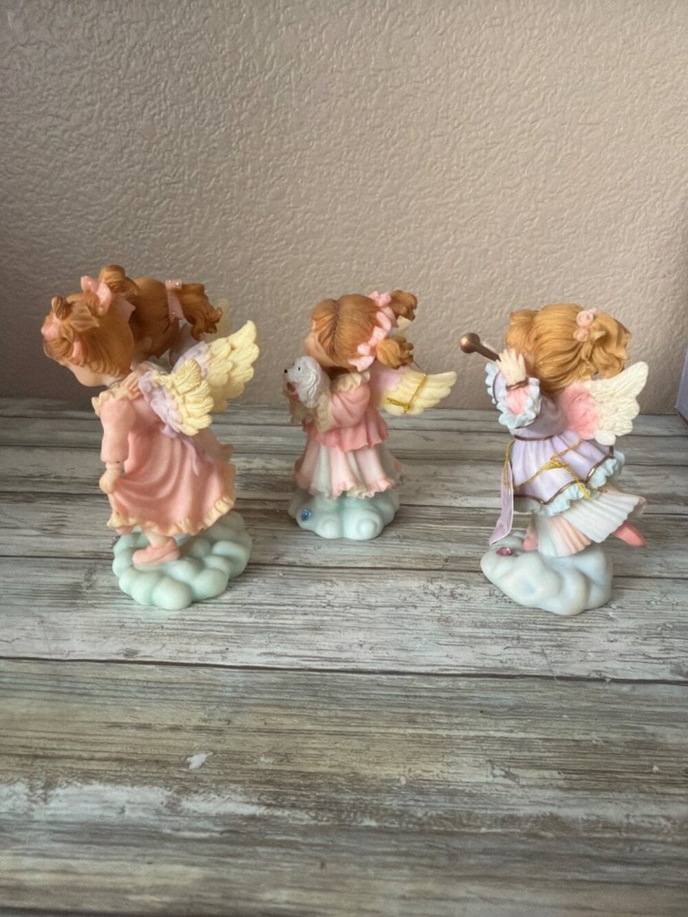 Set of 3 Roman Inc “Loving Thoughts Cherubim” Figurine Emily Best Friends w/Box - Picture 6 of 16